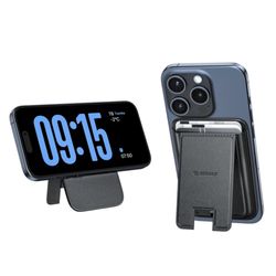 MAGNETIC WALLET WITH FOLDABLE STAND