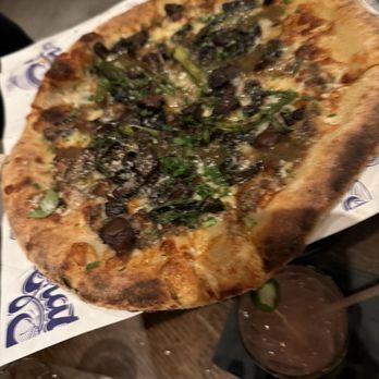 Grato - Mushroom pizza - Tuscan Near Me - West Palm Beach, Florida