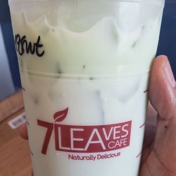 7 Leaves Cafe - Mung bean milk tea - Coffee & Tea Near Me - Cerritos, California