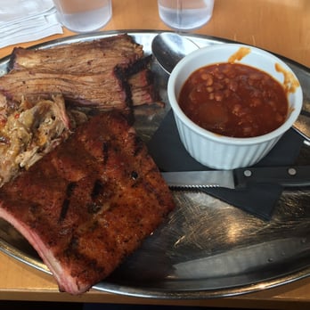 TheSmoke - Smoked Meat Platter with baked beans. - Barbeque Near Me - Collingwood, Ontario