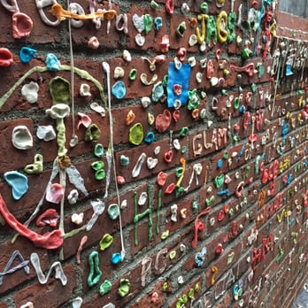 The Gum Wall - Local Flavor Near Me - Seattle, Washington The Gum Wall - Local Flavor Near Me - Seattle, Washington