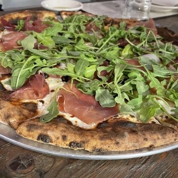 Panello - White pizza with prosciutto and arugula - Pizza Near Me - Hoboken, New Jersey