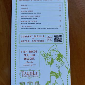 TacoLu - Brunch drinks - Mexican Near Me - Jacksonville Beach, Florida