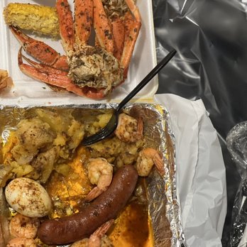 Krab Kingz - King  Crab  1. Krab and Shrimp Platter Dinner - Seafood Near Me - Pflugerville, Texas