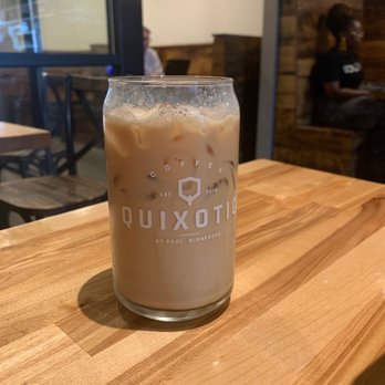 Quixotic Coffee - Iced Maple Bourbon Latte - Coffee & Tea Near Me - Saint Paul, Minnesota Quixotic Coffee - Iced Maple Bourbon Latte - Coffee & Tea Near Me - Saint Paul, Minnesota