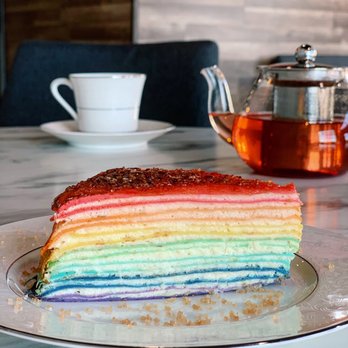 DOJA Tea Lounge - mille crepe cake - Desserts Near Me - Tualatin, Oregon
