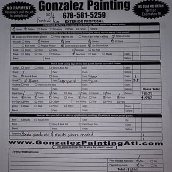 Gonzalez Painting - Estimate for work - Painters Near Me Gonzalez Painting - Estimate for work - Painters Near Me
