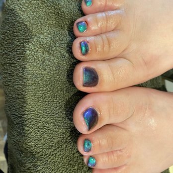 Deja Vu Nail Spa - This is the beautiful blue / green color that I chose for my pedicure I loved it so much I went and got the same color the next time . - Nail Salons Near Me - Sebastopol, California Deja Vu Nail Spa - This is the beautiful blue / green color that I chose for my pedicure I loved it so much I went and got the same color the next time . - Nail Salons Near Me - Sebastopol, California