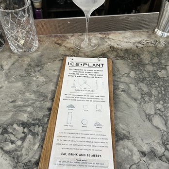 The Ice Plant - Cocktails - Cocktail Bars Near Me - St. Augustine, Florida
