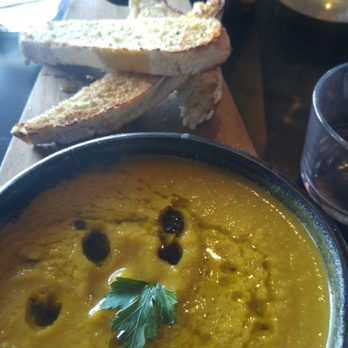 The Libertine by Louis - The soup of the day: carrot & advocade. Very filling! - French Near Me - Stepney, SA