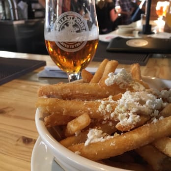 Ballast Point Brewing Long Beach - Truffle fries and watermelon dorado - Breweries Near Me - Long Beach, California