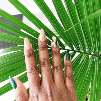 Lux Nails and Spa - How my nails came out. AMAZING!!!!! - Nail Salons Near Me - Everett, Massachusetts