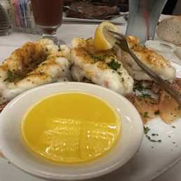Broiled lobster tails. Broiled lobster tails.
