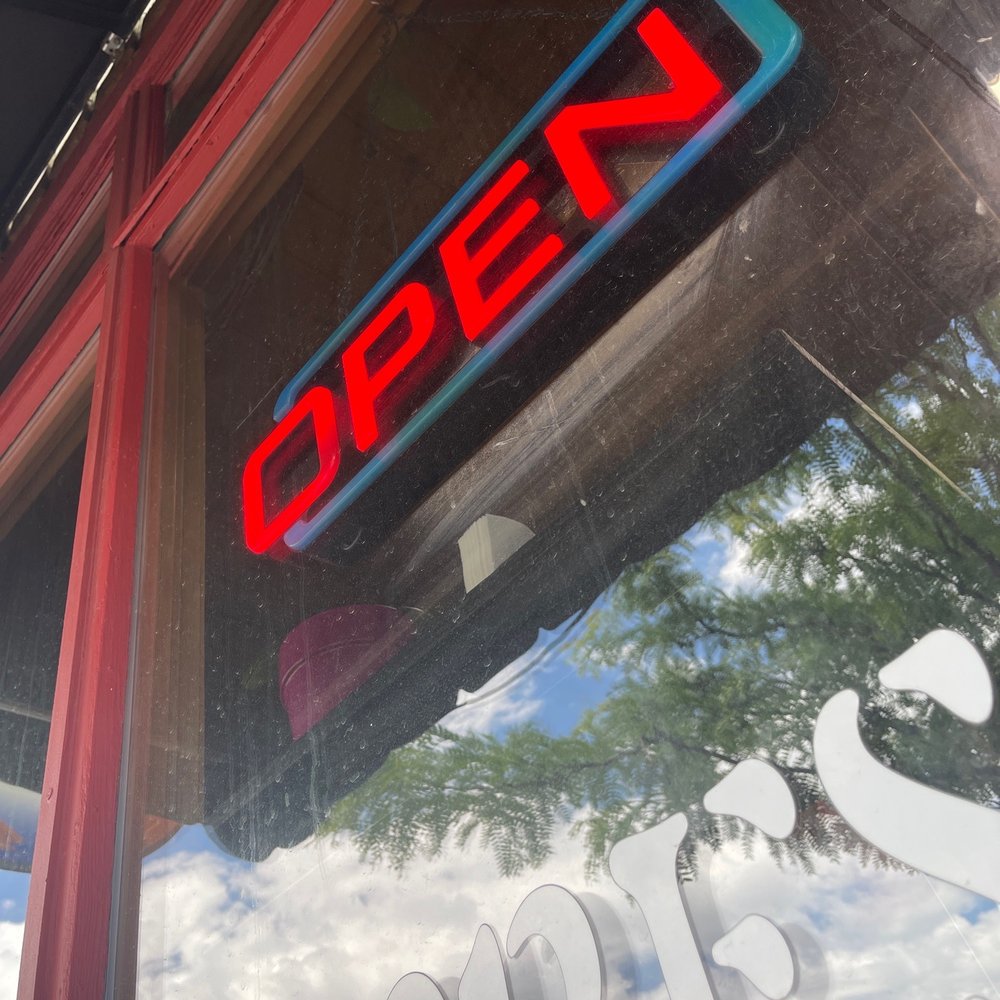 Red Canyon Cafe - open sign in window - Cafes Near Me - Eagle, Colorado Red Canyon Cafe - open sign in window - Cafes Near Me - Eagle, Colorado