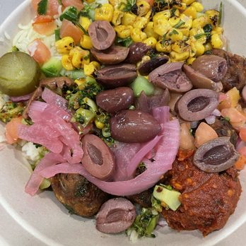 CAVA - Falafel bowl with harissa. - Mediterranean Near Me - Euless, Texas