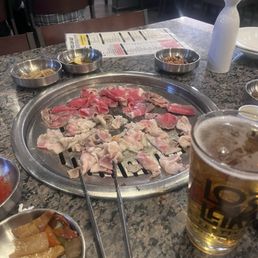 Thinly Sliced Brisket, beer Thinly Sliced Brisket, beer