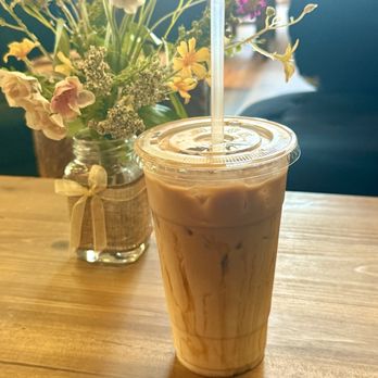 Milano Bean Cafe - Large iced hazelnut latte with carmel drizzle - Coffee & Tea Near Me - Syracuse, New York Milano Bean Cafe - Large iced hazelnut latte with carmel drizzle - Coffee & Tea Near Me - Syracuse, New York