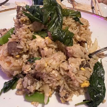 Trinity Street Food - Spicy Basil Fried Rice - Thai Near Me - Houston, Texas Trinity Street Food - Spicy Basil Fried Rice - Thai Near Me - Houston, Texas
