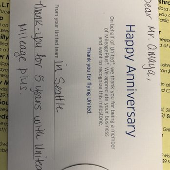 United Airlines - Thank you - Airlines Near Me - Seattle, Washington