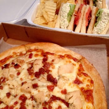 John's Place - New York Pizza with a chicken salad club - Pizza Near Me - Philadelphia, Pennsylvania