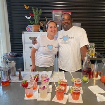 Ripple Mocktails - Serving up zero proof drinks at a private party at Charlie May Coffee and Tea House - Bartenders Near Me Ripple Mocktails - Serving up zero proof drinks at a private party at Charlie May Coffee and Tea House - Bartenders Near Me