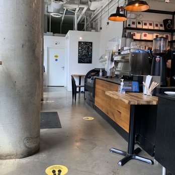Mast Coffee - Inside (and social distancing) - Coffee & Tea Near Me - Toronto, Ontario