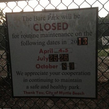 Barc Park - Closing dates - Dog Parks Near Me - Myrtle Beach, South Carolina Barc Park - Closing dates - Dog Parks Near Me - Myrtle Beach, South Carolina