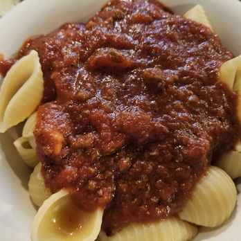 Mario's Italian Restaurant - She'll Pasta with Meat Sauce (comes with Chicken Parmesan) - Italian Near Me - Lexington, Massachusetts Mario's Italian Restaurant - She'll Pasta with Meat Sauce (comes with Chicken Parmesan) - Italian Near Me - Lexington, Massachusetts