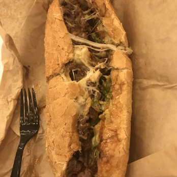 Dooby's - Korean bbq cheese steak... messy but WORTH IT. - Coffee & Tea Near Me - Baltimore, Maryland