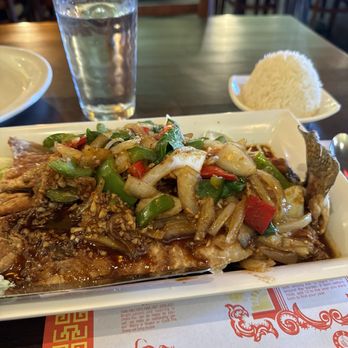 Sala Thai - Deep fried trout - Thai Near Me - Richmond, California Sala Thai - Deep fried trout - Thai Near Me - Richmond, California