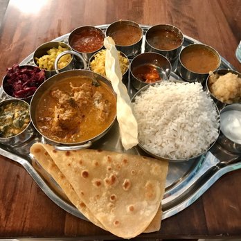 Anjappar Chettinad Indian Restaurant - *Anjappar Chicken Thali - Indian Near Me - Tustin, California