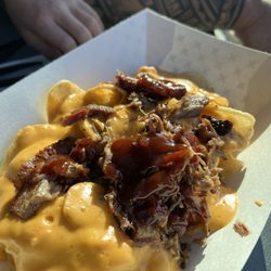 Backdraft Café and BBQ - Brisket nachos
