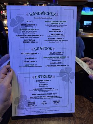Menu photo 1 Murray's Saloon & Eatery Big Bear Lake, CA