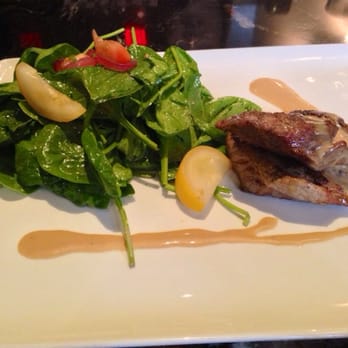 Black+Blue Vancouver - Pork chop with salad (daily lunch special) - Steakhouses Near Me - Vancouver, British Columbia