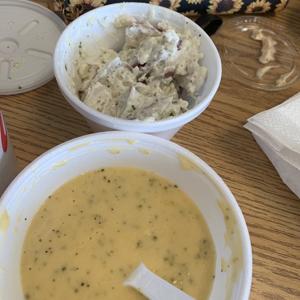 Crossings Deli - Broccoli cheese soup and redskin potato salad - Delis Near Me - Columbia, South Carolina