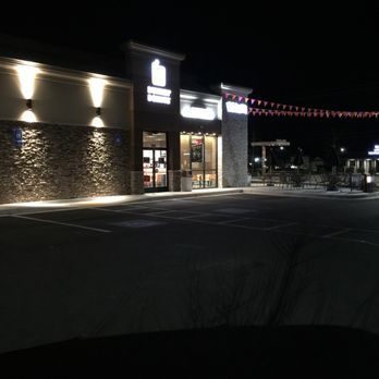 Dunkin' - an empty parking lot at night - Donuts Near Me - Braselton, Georgia Dunkin' - an empty parking lot at night - Donuts Near Me - Braselton, Georgia