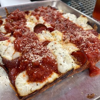 Pizza Joint - Detroit style! Our favorite. Crunchy on the bottom - Pizza Near Me - Augusta, Georgia Pizza Joint - Detroit style! Our favorite. Crunchy on the bottom - Pizza Near Me - Augusta, Georgia