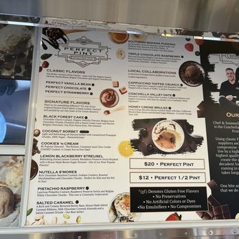 Perfect Pint - menu - Ice Cream & Frozen Yogurt Near Me - Palm Desert, California Perfect Pint - menu - Ice Cream & Frozen Yogurt Near Me - Palm Desert, California