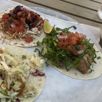 Taqueria Tsunami - Chicken Lime, pacific and another fish taco... - Asian Fusion Near Me - Atlanta, Georgia