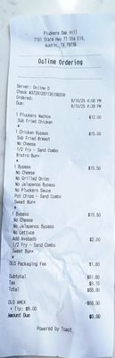 Pluckers Wing Bar by null