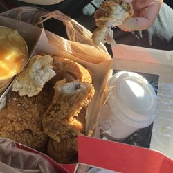 Krispy Krunchy Chicken - 4 piece Chicken and side of Mashed Potatoes & Gravy