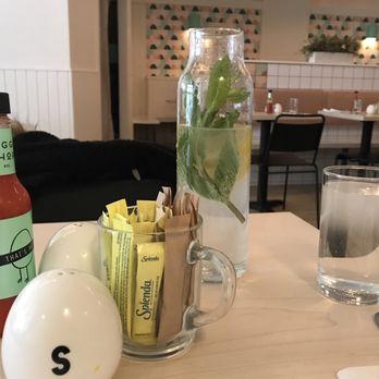 Egg Shop - Nice touch with the mint and lemon water - Breakfast & Brunch Near Me - Brooklyn, New York Egg Shop - Nice touch with the mint and lemon water - Breakfast & Brunch Near Me - Brooklyn, New York