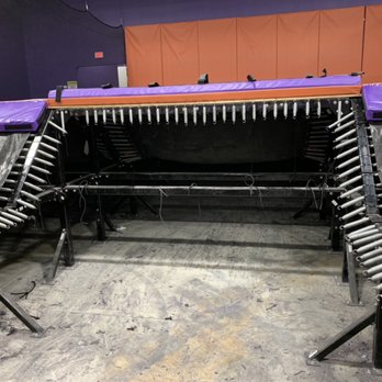 P&O Services - Nate and Kyle continuing to replace a trampoline as part of a maintenance contract with a local trampoline park! - Handyman Near Me P&O Services - Nate and Kyle continuing to replace a trampoline as part of a maintenance contract with a local trampoline park! - Handyman Near Me