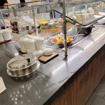 American Express Centurion Lounge - Food selection - Airport Lounges Near Me - Los Angeles, California