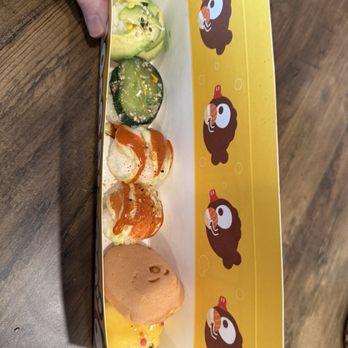 Bloop Bloop - Spicy sauces on the two fish balls in the middle that they barely warn you about - Sushi Bars Near Me - Chicago, Illinois