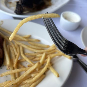 Morton's The Steakhouse - Eating fries the fancy way - Steakhouses Near Me - San Juan, Puerto Rico