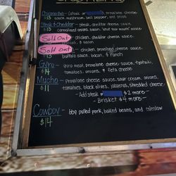 Spud Shack - Menu