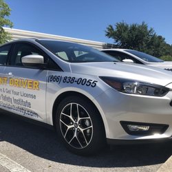 All Florida Safety Institute - Ocala Driving School - Student driving car at All Florida Safety Institute