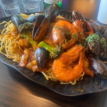 Luv Dduk - Delicious Cajun sea food garlic noodles - Korean Near Me - Cerritos, California