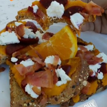 Trans Am PHX - Seasonal squash goat cheese bacon toast! - Art Galleries Near Me - Phoenix, Arizona